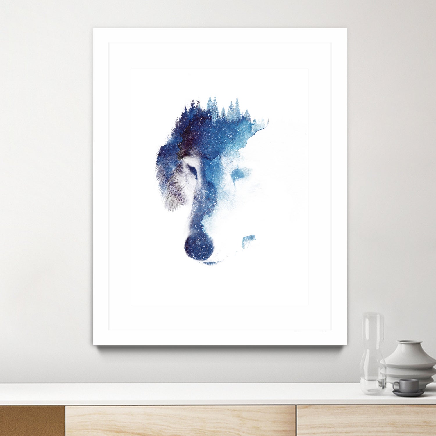 Through many storms by Robert Farkas on GIANT ART - blue digital painting