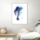 Through many storms by Robert Farkas on GIANT ART - blue digital painting