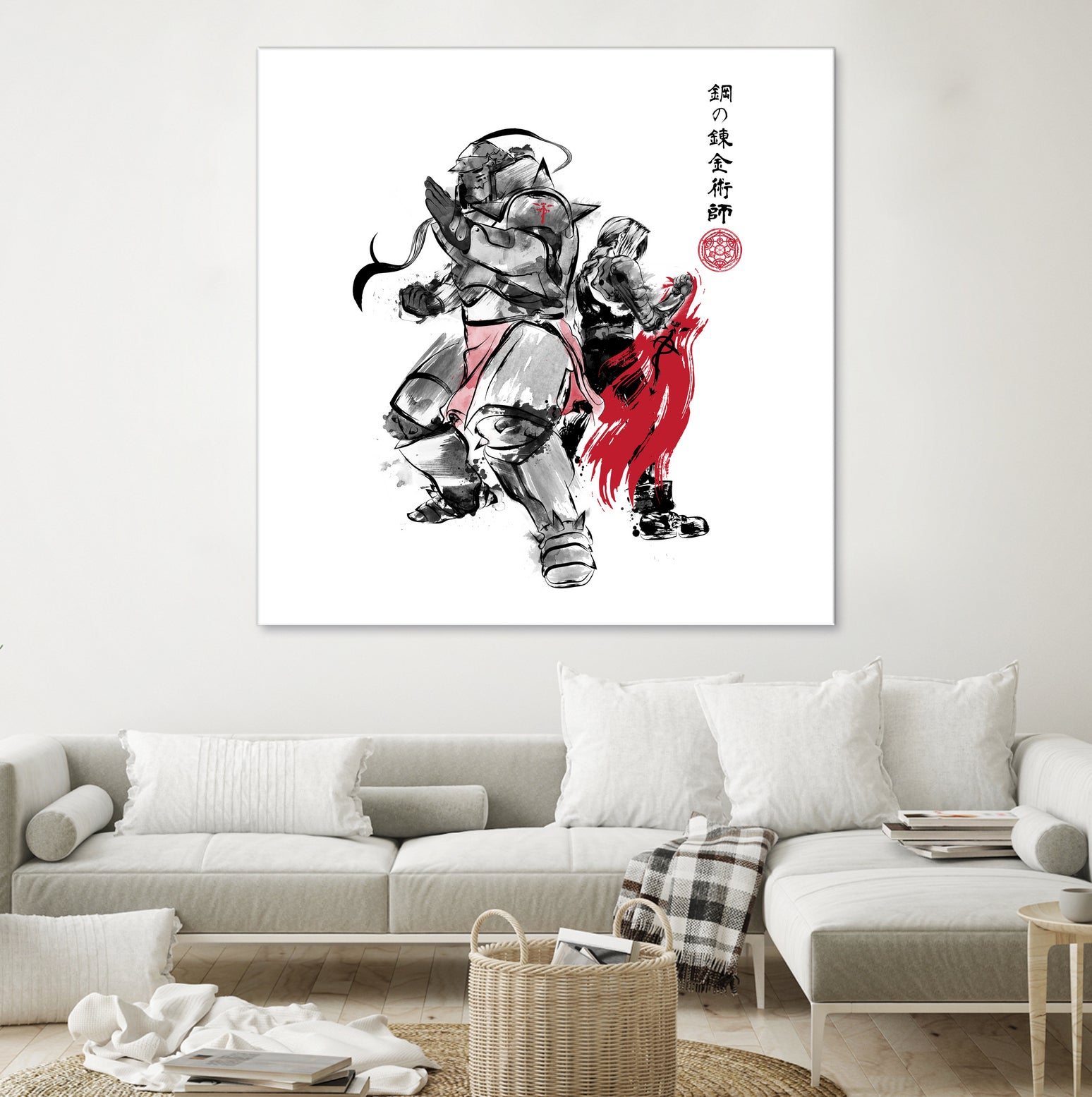 Brotherhood Sumi-e by Antonio Camarena on GIANT ART - white digital painting