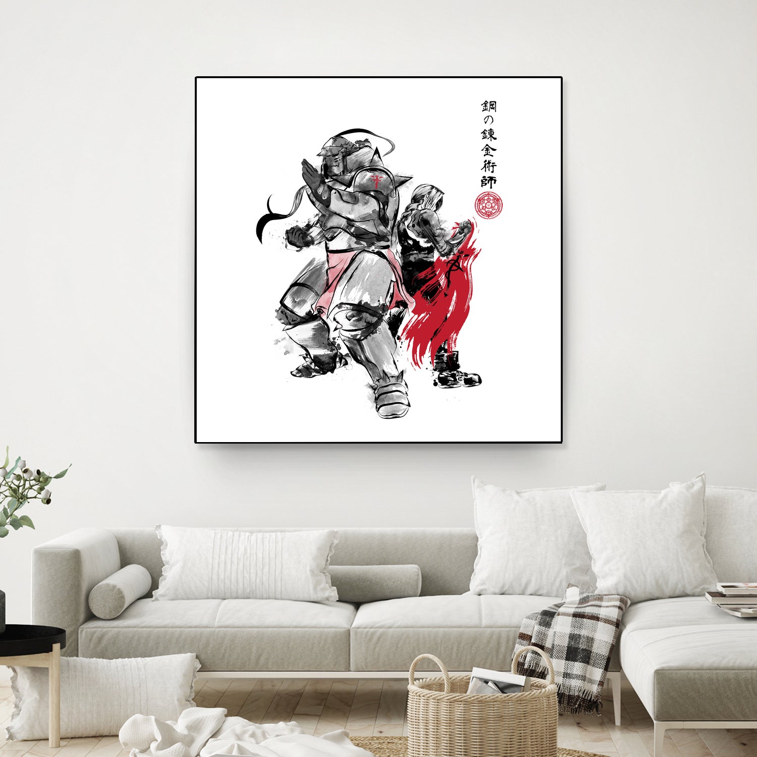 Brotherhood Sumi-e by Antonio Camarena on GIANT ART - white digital painting