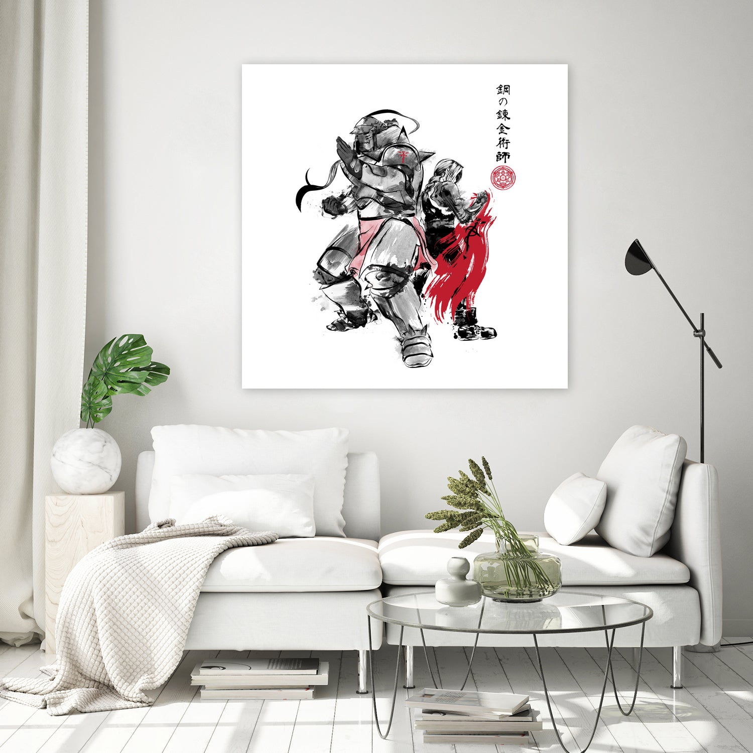 Brotherhood Sumi-e by Antonio Camarena on GIANT ART - white digital painting