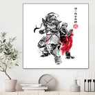 Brotherhood Sumi-e by Antonio Camarena on GIANT ART - white digital painting