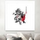 Brotherhood Sumi-e by Antonio Camarena on GIANT ART - white digital painting