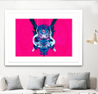 Oni Demon Mask Samurai by Edo Agus Setiawan on GIANT ART - pink photo illustration