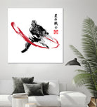 Star Warrior Sumi-e by Antonio Camarena on GIANT ART - white digital painting