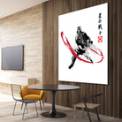 Star Warrior Sumi-e by Antonio Camarena on GIANT ART - white digital painting