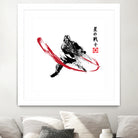 Star Warrior Sumi-e by Antonio Camarena on GIANT ART - white digital painting