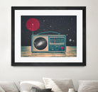 Space Radio by Victor Vercesi on GIANT ART - blue digital drawing