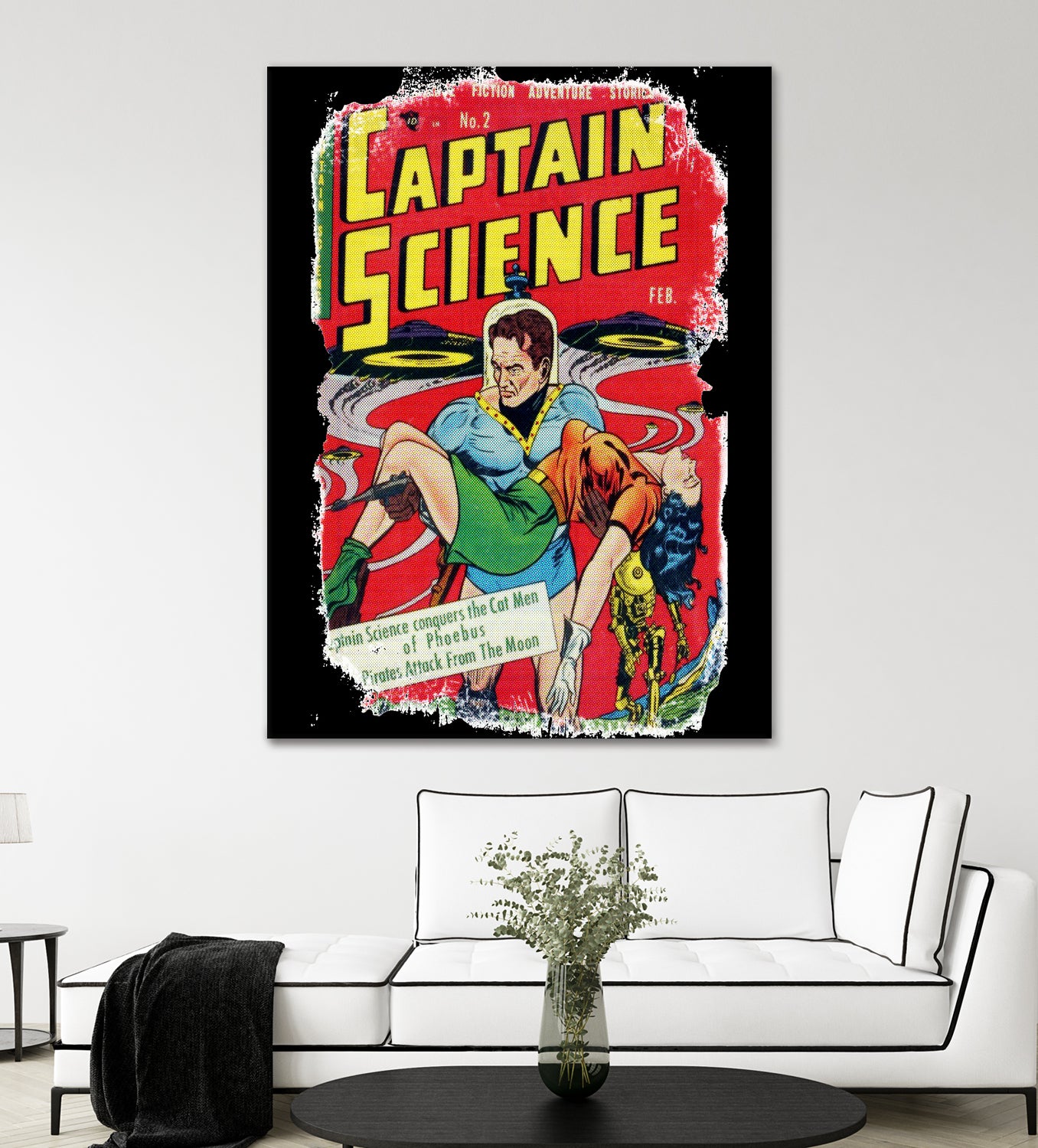 Torn Comic book cover | Retro| Science hero | Vintage by TULIO ALMEIDA on GIANT ART - red digital drawing