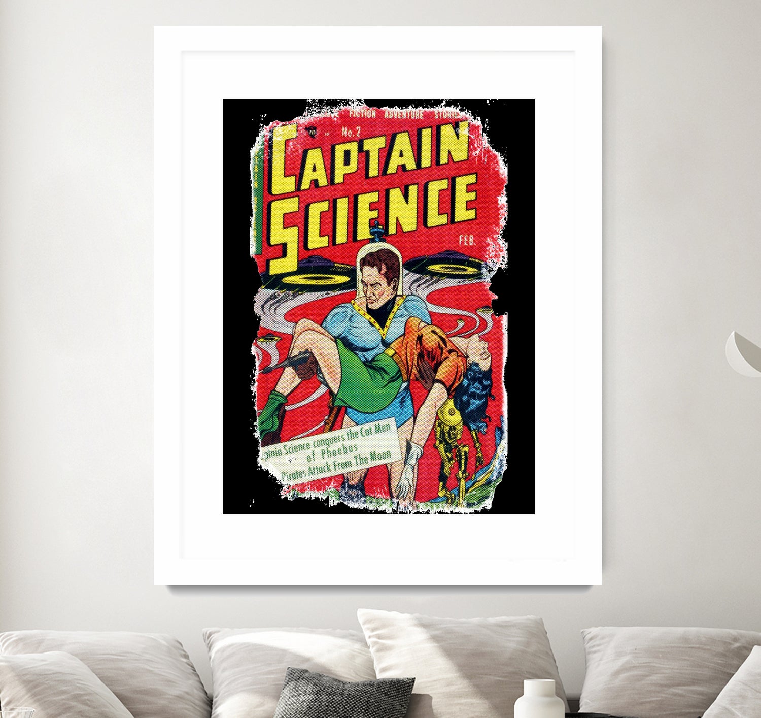 Torn Comic book cover | Retro| Science hero | Vintage by TULIO ALMEIDA on GIANT ART - red digital drawing