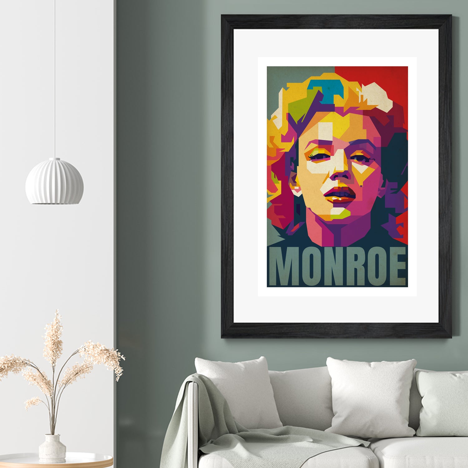 Marilyn Monroe Pop Art by Adam Khabibi on GIANT ART - red digital drawing