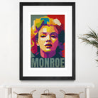 Marilyn Monroe Pop Art by Adam Khabibi on GIANT ART - red digital drawing