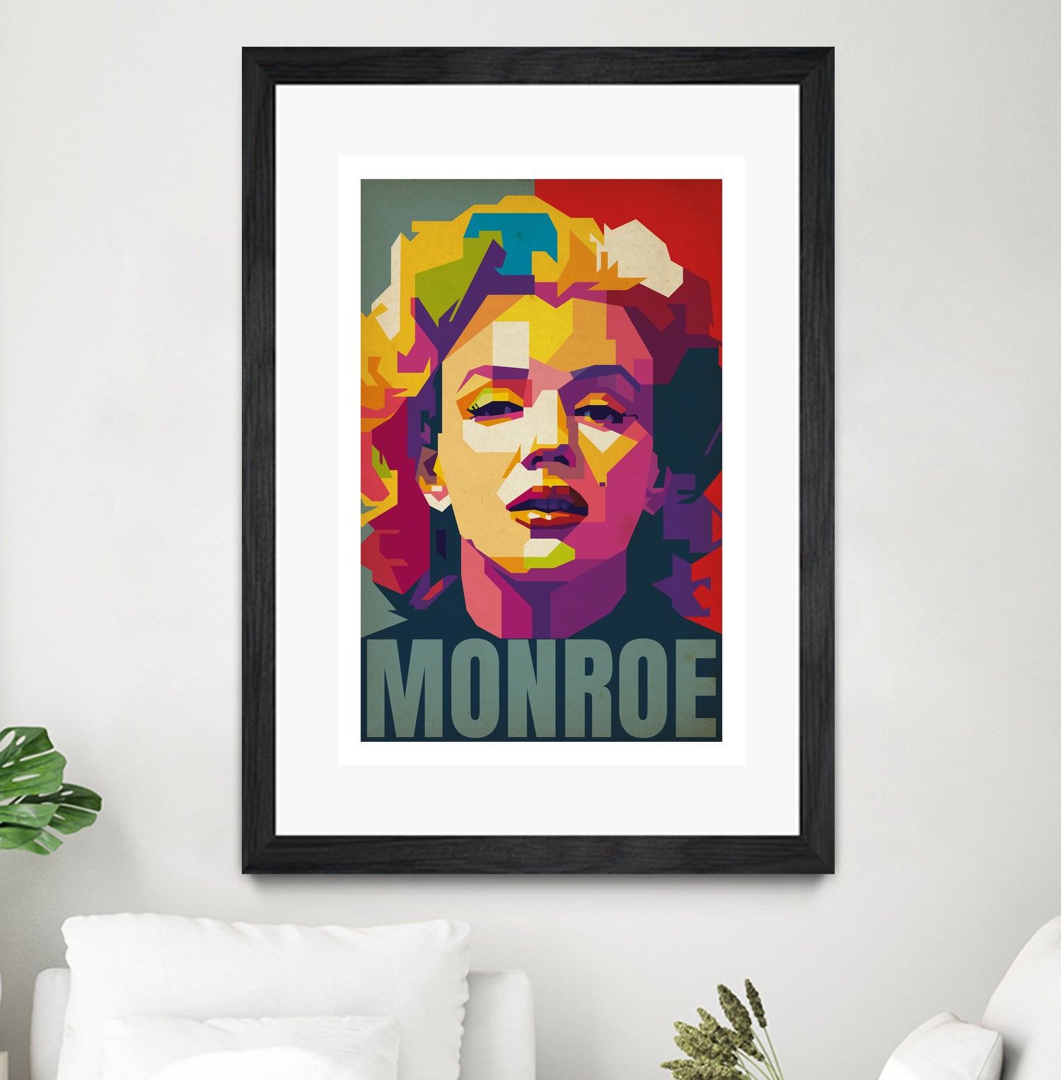 Marilyn Monroe Pop Art by Adam Khabibi on GIANT ART - red digital drawing