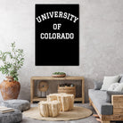 UNIVERSITY OF COLORADO Shirt by GLENN FREY from THE EAGLES by Oleg Valerievich on GIANT ART - black character design