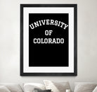 UNIVERSITY OF COLORADO Shirt by GLENN FREY from THE EAGLES by Oleg Valerievich on GIANT ART - black character design