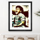 MARADONA SOCCER SPORT by MAX HARD on GIANT ART - orange vector illustration