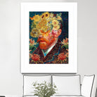 van Gogh floral by edson ramos on GIANT ART - blue photo manipulation