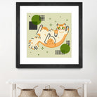 CATS_2 by Filomena Fidalgo on GIANT ART - green digital drawing