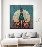 MTB Downhill and Wild Riders by Ilya Danilov on GIANT ART - gray digital painting