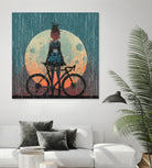 MTB Downhill and Wild Riders by Ilya Danilov on GIANT ART - gray digital painting