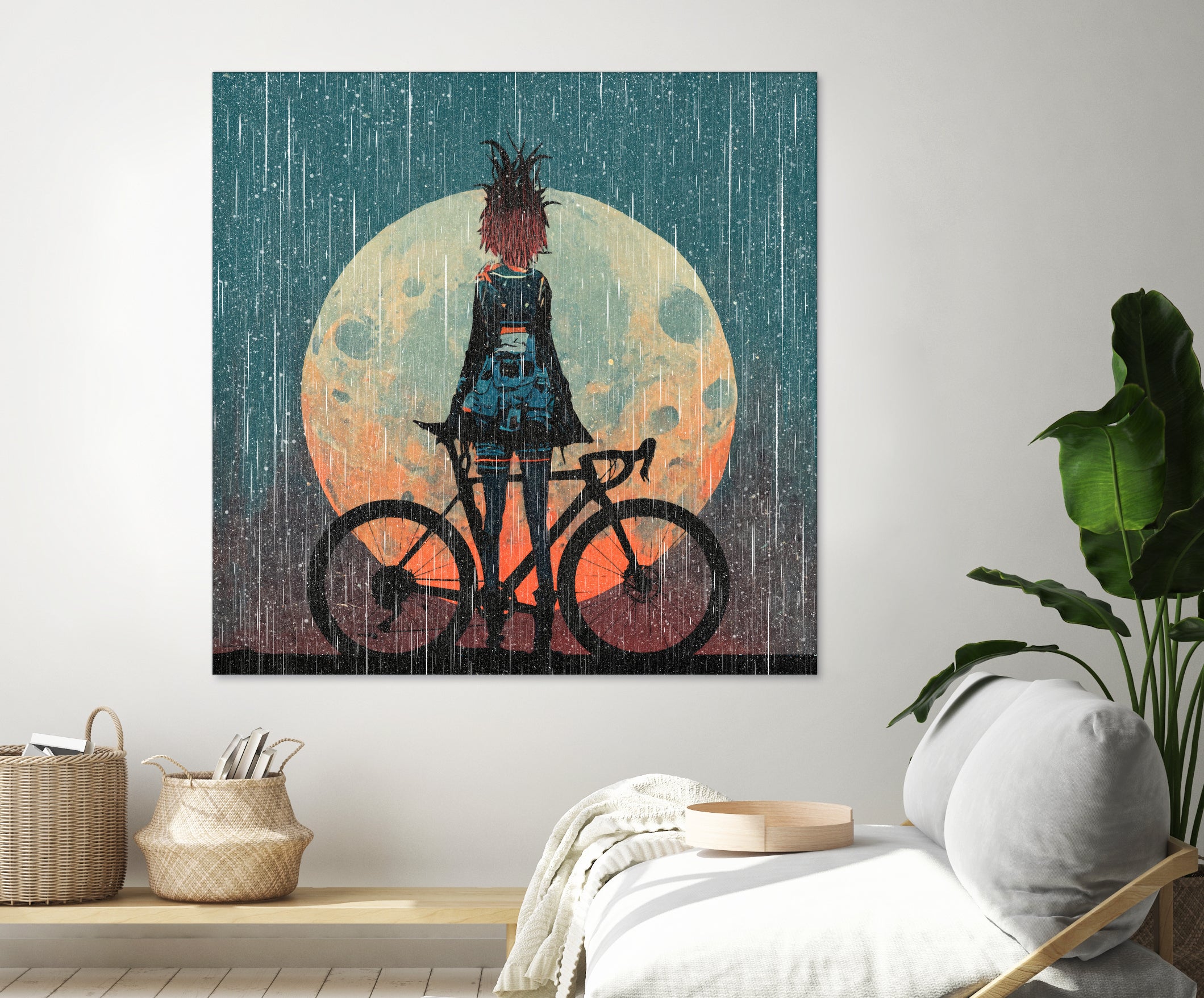 MTB Downhill and Wild Riders by Ilya Danilov on GIANT ART - gray digital painting