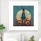 MTB Downhill and Wild Riders by Ilya Danilov on GIANT ART - gray digital painting