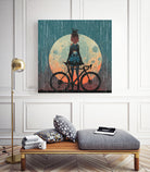 MTB Downhill and Wild Riders by Ilya Danilov on GIANT ART - gray digital painting