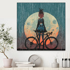 MTB Downhill and Wild Riders by Ilya Danilov on GIANT ART - gray digital painting