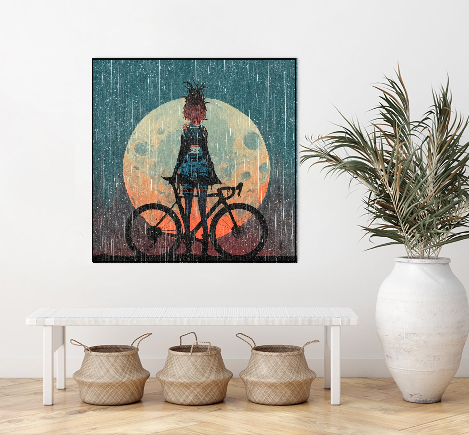 MTB Downhill and Wild Riders by Ilya Danilov on GIANT ART - gray digital painting