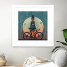 MTB Downhill and Wild Riders by Ilya Danilov on GIANT ART - gray digital painting