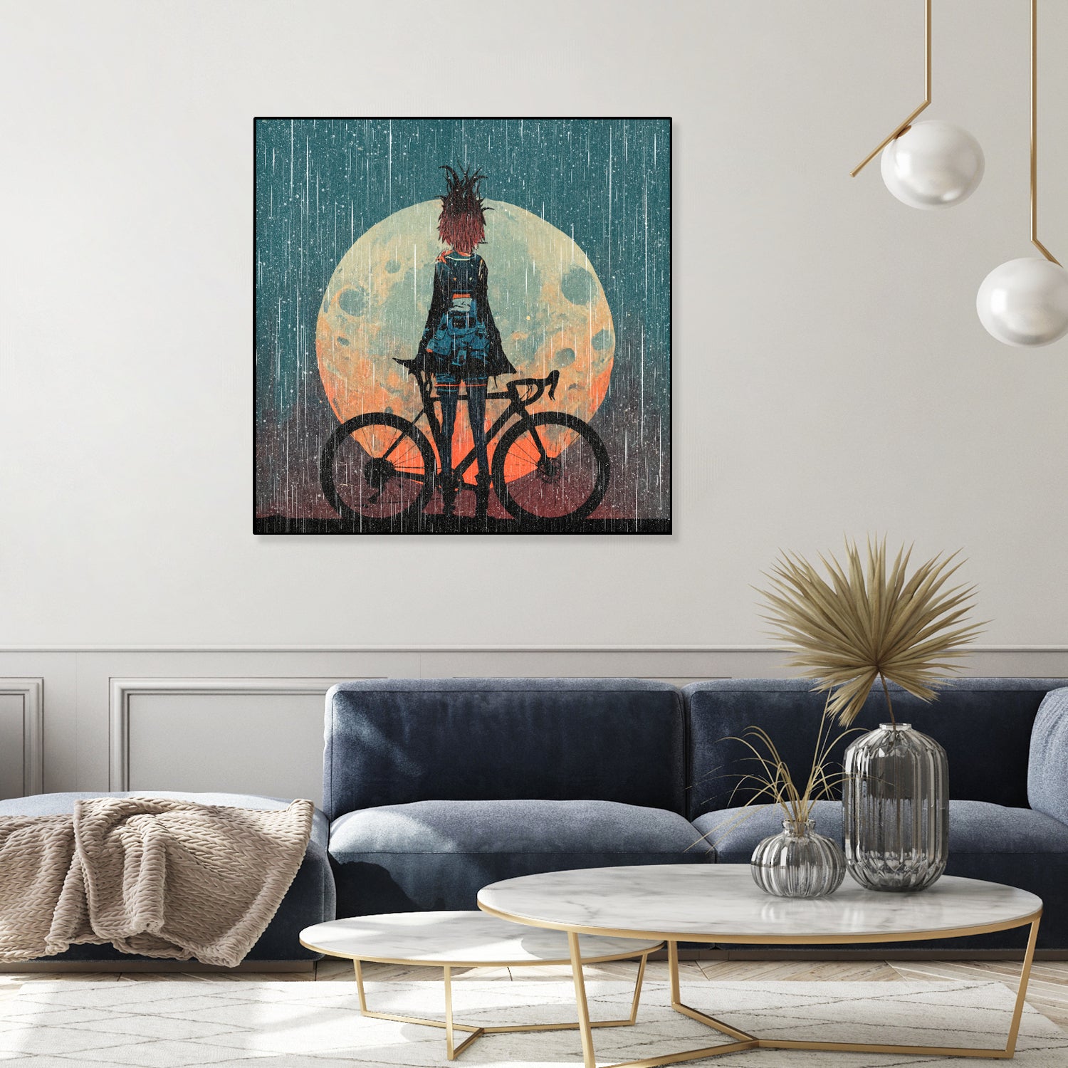 MTB Downhill and Wild Riders by Ilya Danilov on GIANT ART - gray digital painting