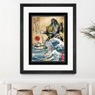 Dragonzord in Japan by Antonio Camarena on GIANT ART - black digital painting