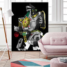 Dragonzord watercolor by Antonio Camarena on GIANT ART - white digital painting