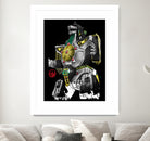 Dragonzord watercolor by Antonio Camarena on GIANT ART - white digital painting