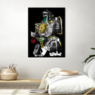 Dragonzord watercolor by Antonio Camarena on GIANT ART - white digital painting