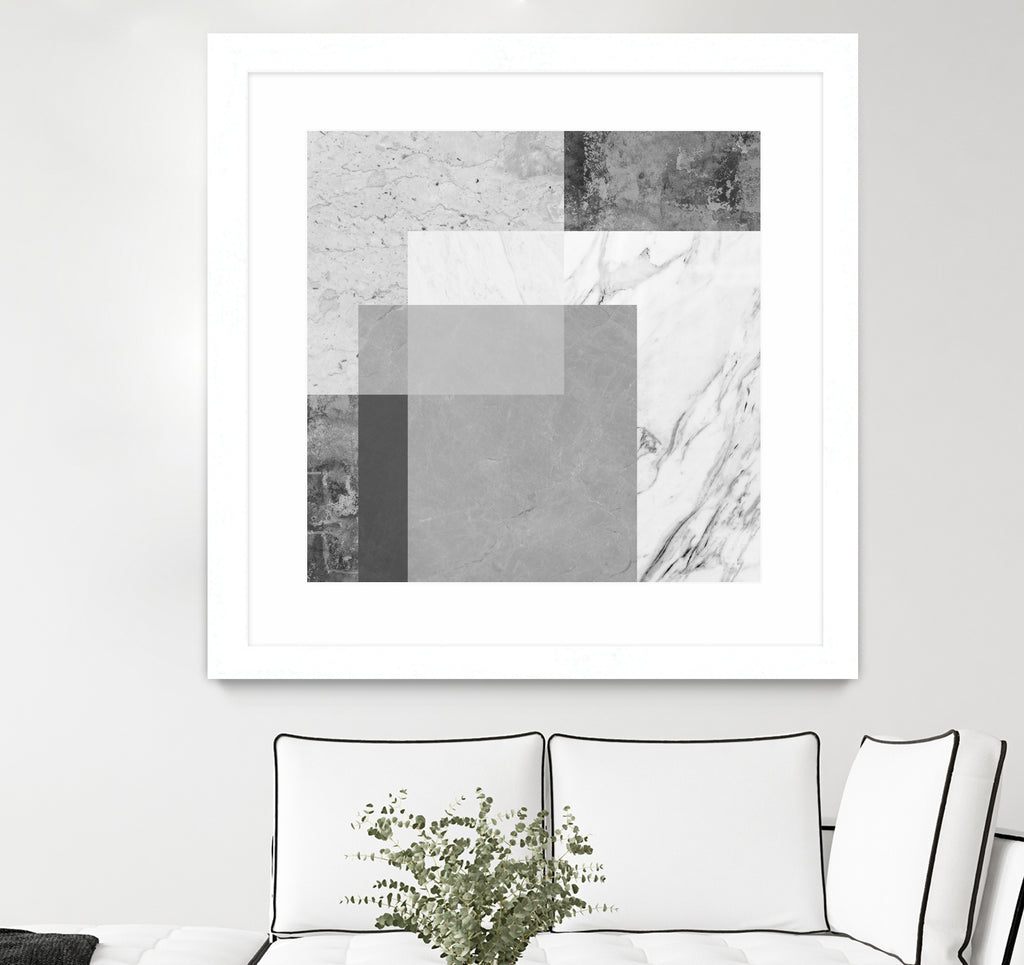 Concrete geometry 04 by Vitor Costa on GIANT ART - gray digital painting