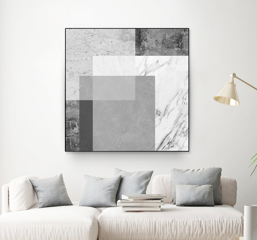 Concrete geometry 04 by Vitor Costa on GIANT ART - gray digital painting