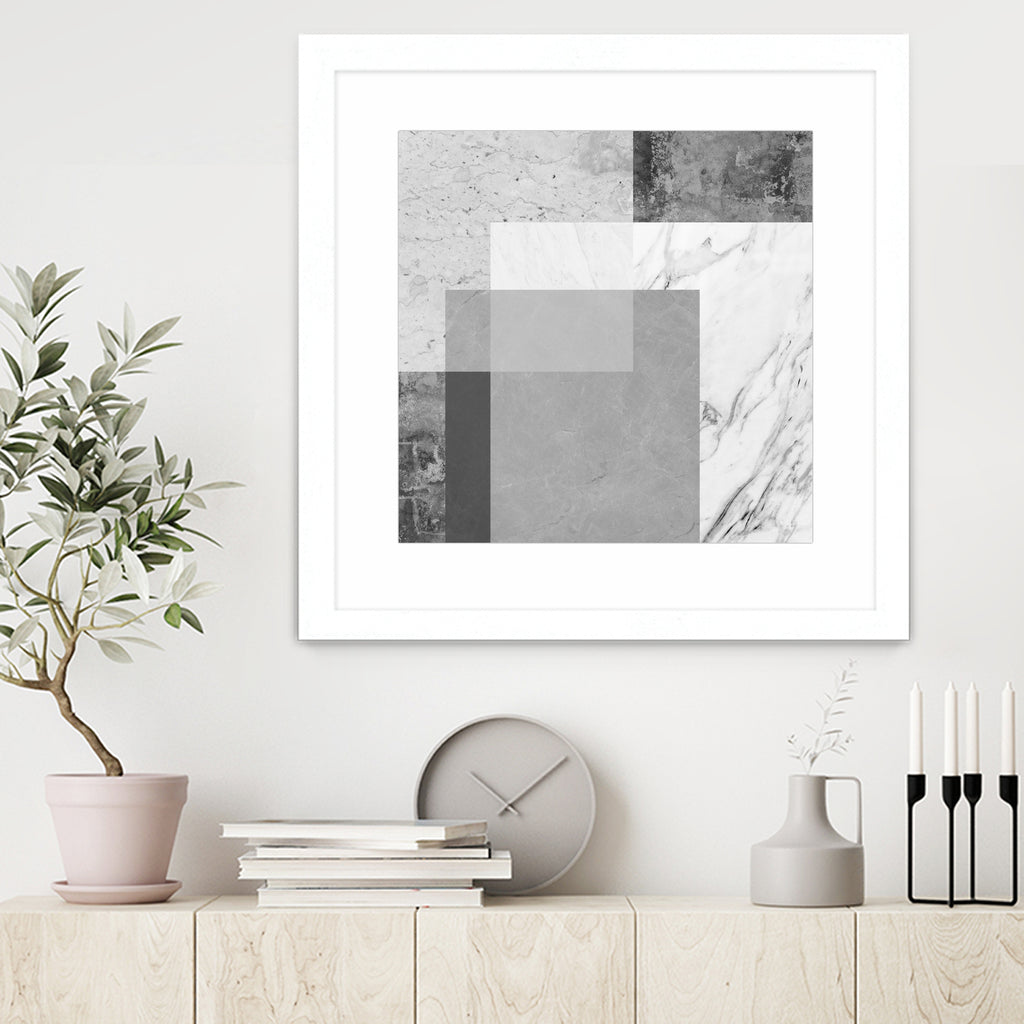 Concrete geometry 04 by Vitor Costa on GIANT ART - gray digital painting