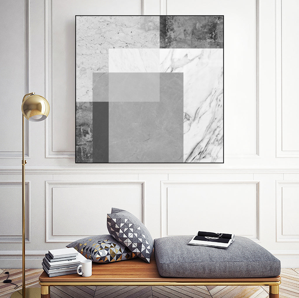 Concrete geometry 04 by Vitor Costa on GIANT ART - gray digital painting