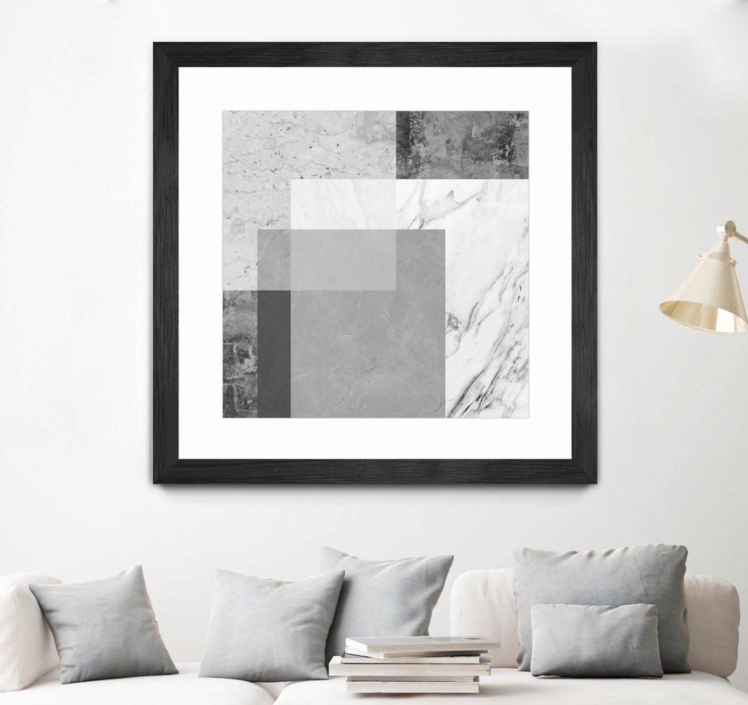 Concrete geometry 04 by Vitor Costa on GIANT ART - gray digital painting