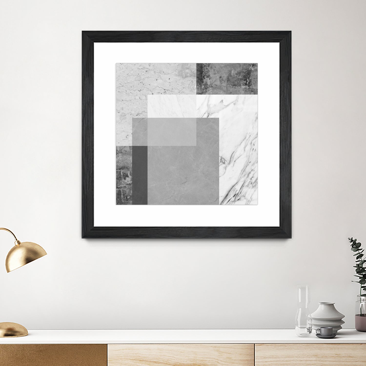 Concrete geometry 04 by Vitor Costa on GIANT ART - gray digital painting