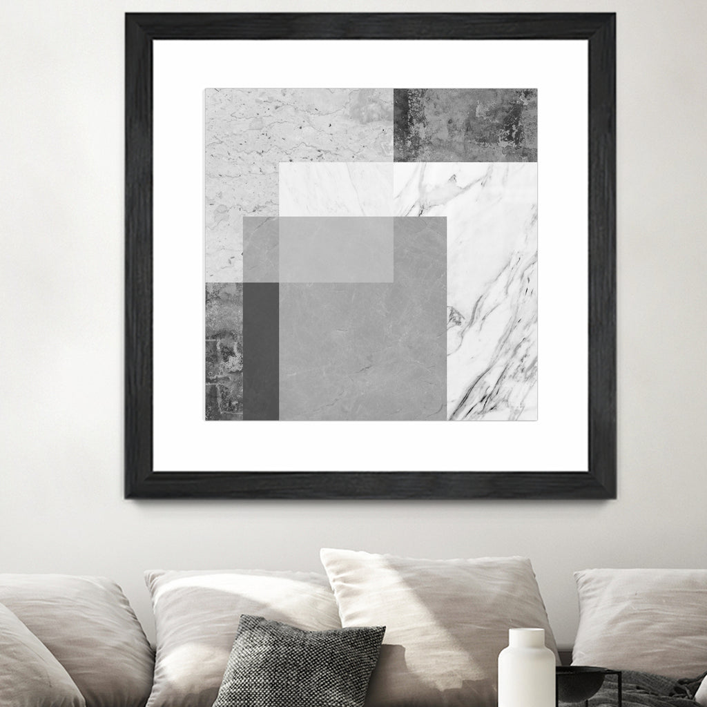 Concrete geometry 04 by Vitor Costa on GIANT ART - gray digital painting