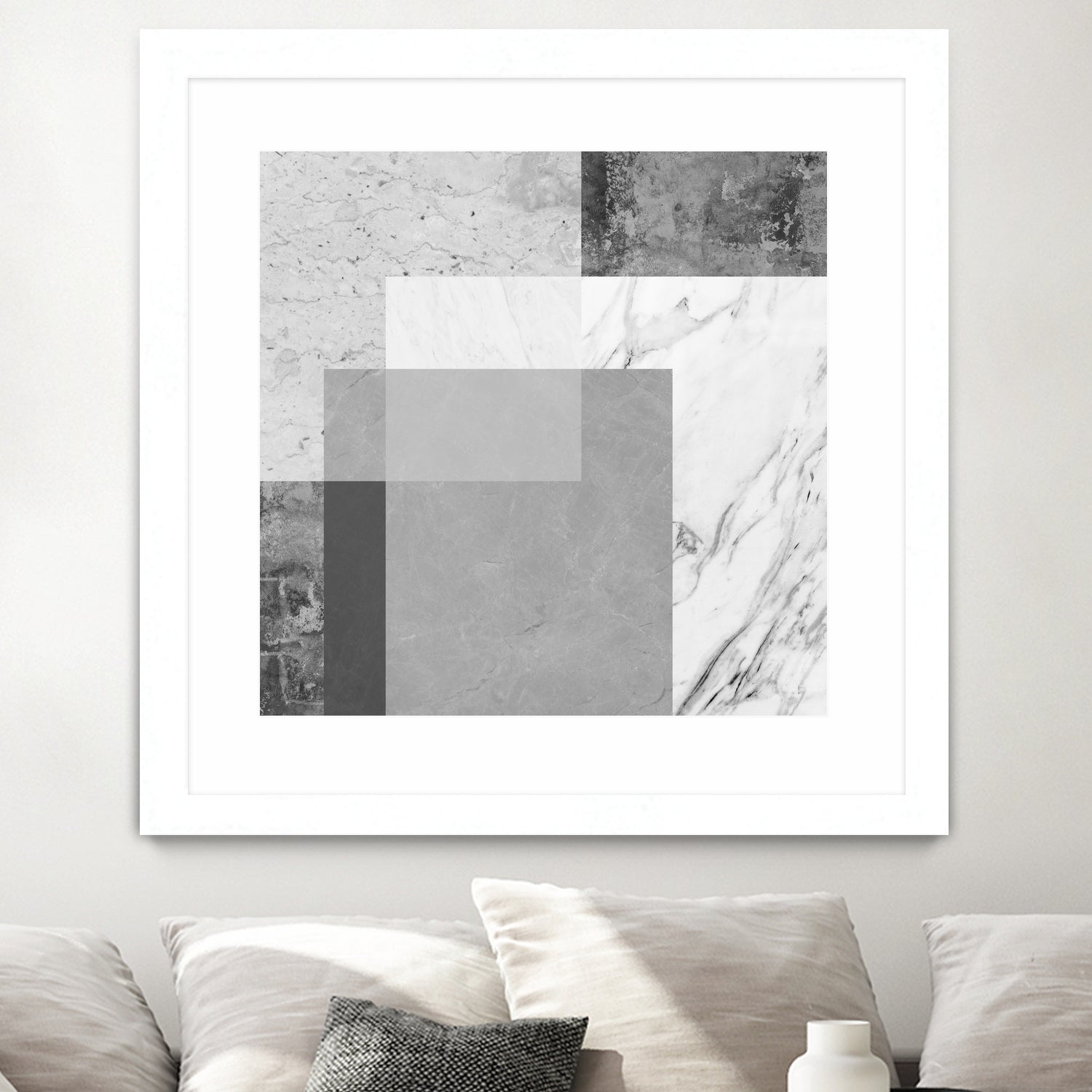 Concrete geometry 04 by Vitor Costa on GIANT ART - gray digital painting