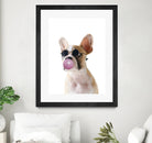 Dog With Bubble Gum by miguel angel romero franco on GIANT ART - pink photo manipulation