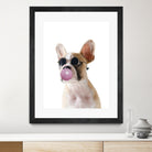 Dog With Bubble Gum by miguel angel romero franco on GIANT ART - pink photo manipulation