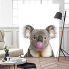 koala with bubble gum by miguel angel romero franco on GIANT ART - gray photo manipulation