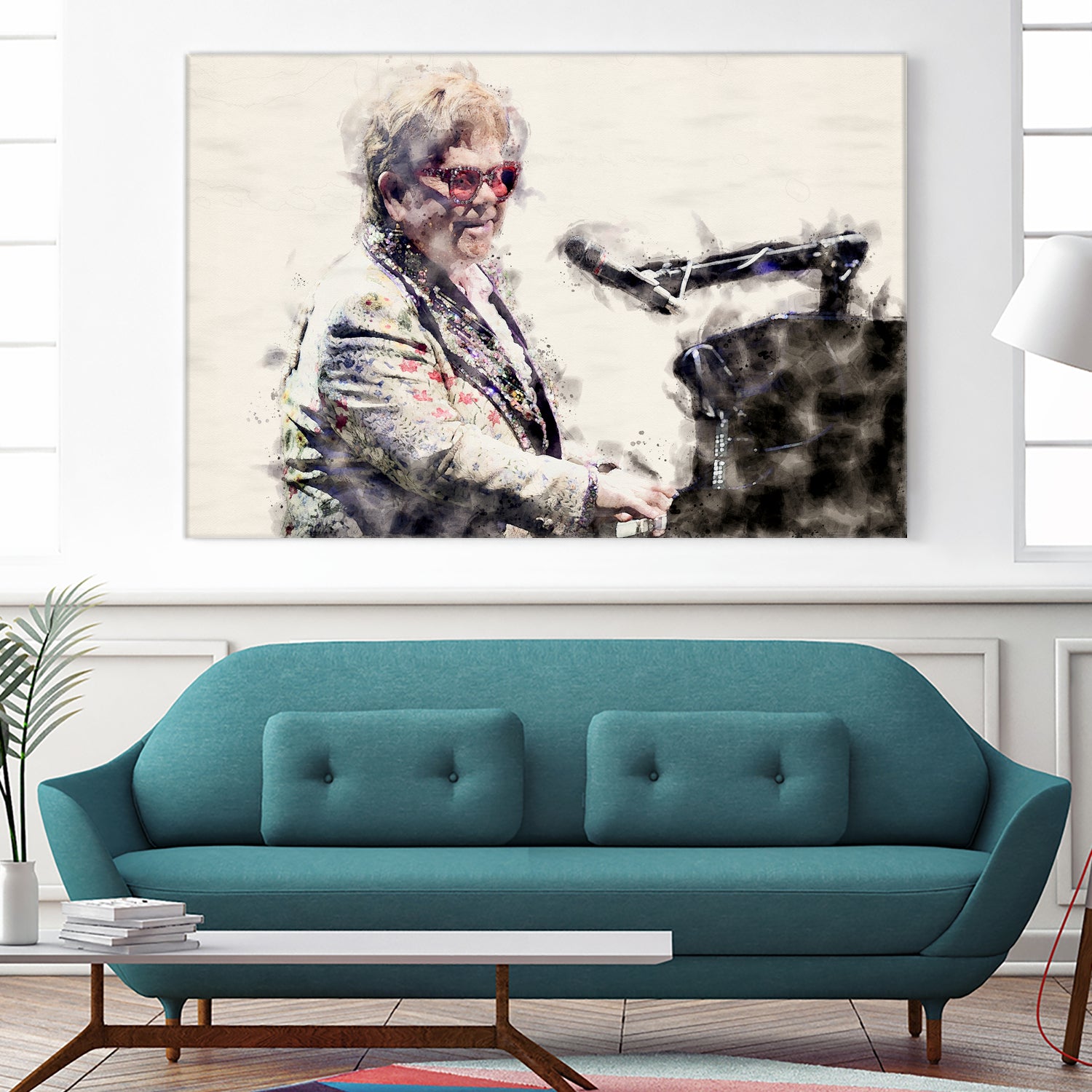 Elton john by miguel angel romero franco on GIANT ART - gray photo manipulation