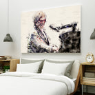 Elton john by miguel angel romero franco on GIANT ART - gray photo manipulation