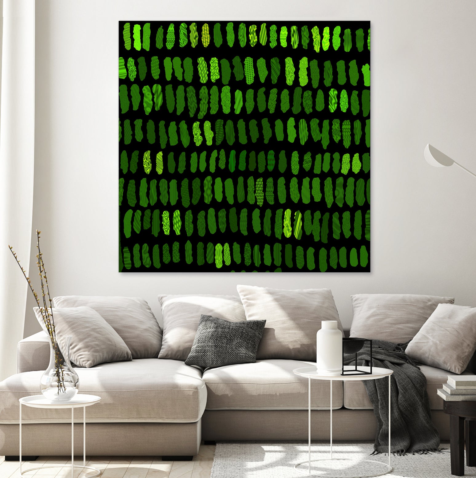 Green Cells by Victor Fitzsimons on GIANT ART - green photo manipulation