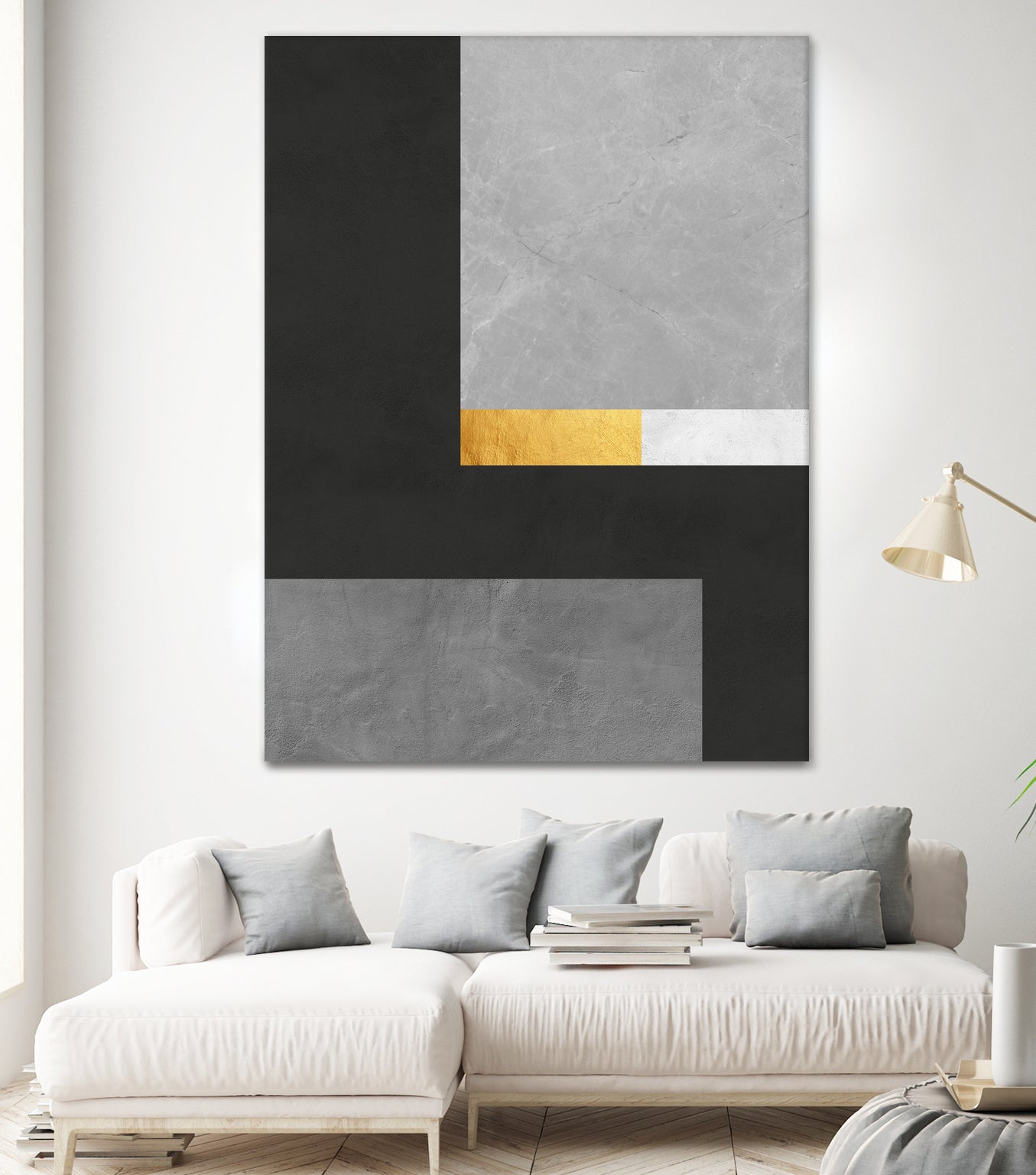 Concrete geometry 08 by Vitor Costa on GIANT ART - gray digital painting